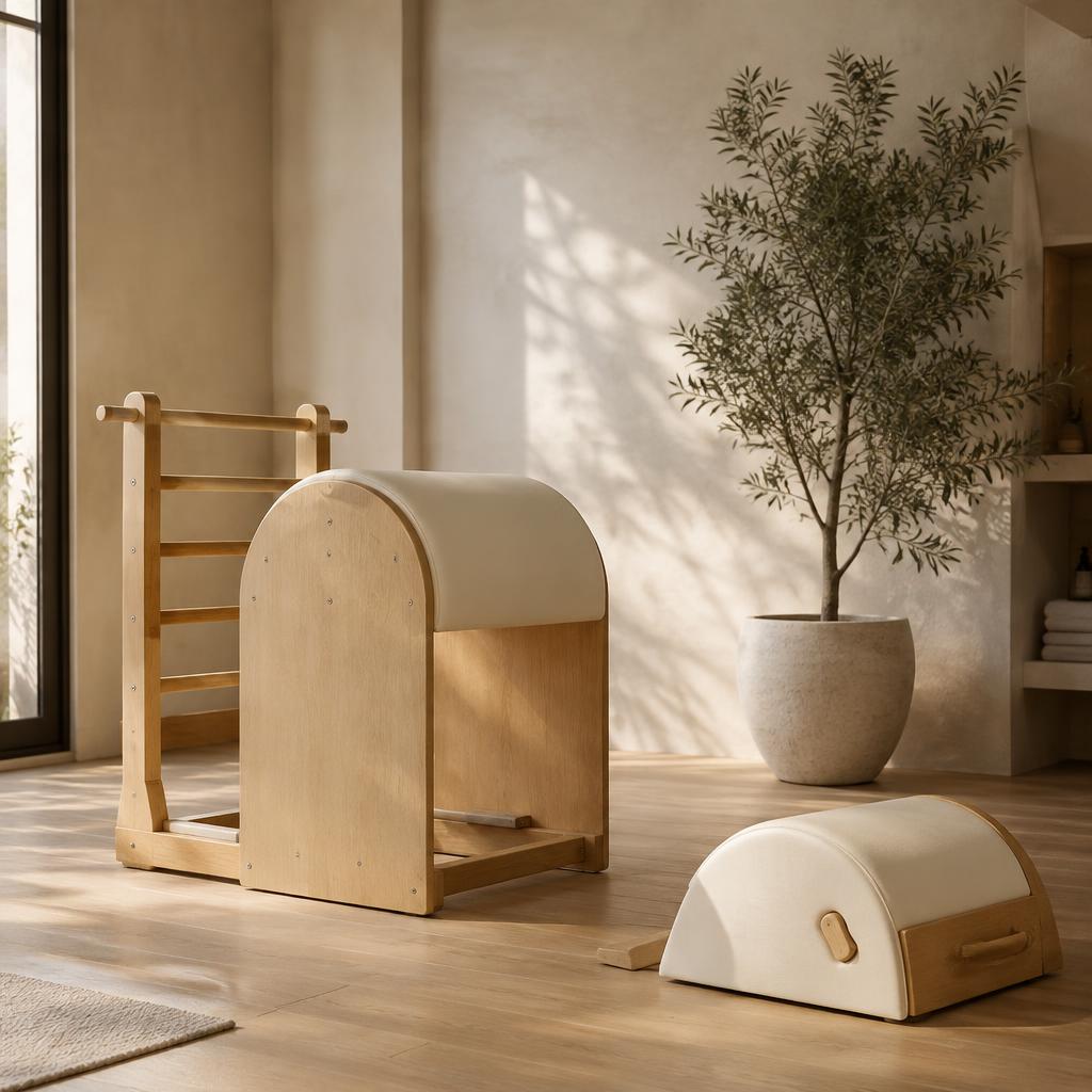 Barrel corner — Ladder barrel and spine corrector.
